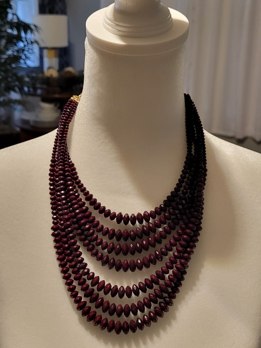 Burgundy 18"-20" Necklace